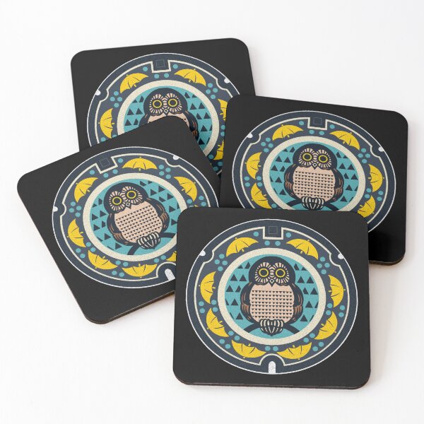 Item preview, Kushiro Town Manhole Cover Art designed and sold by Musashi1996Art.