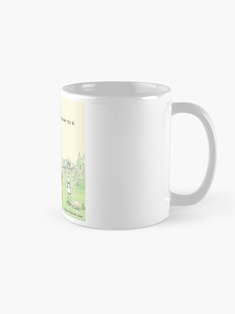 Thumbnail 5 of 6, Coffee Mug, Yak shaving designed and sold by sketchplanator.