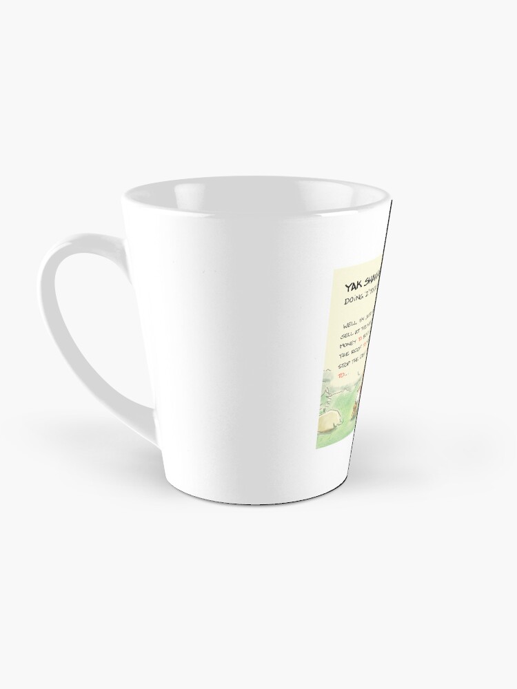 Thumbnail 3 of 4, Coffee Mug, Yak shaving designed and sold by sketchplanator.