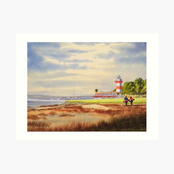Harbor Town Golf Course SC Art Print