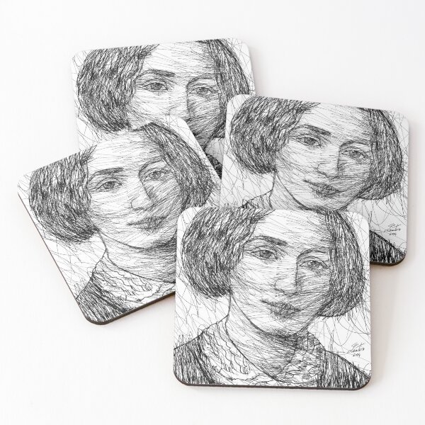 Item preview, GEORGE ELIOT ink portrait designed and sold by lautir.
