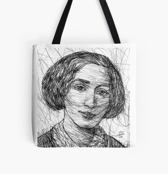 Item preview, GEORGE ELIOT ink portrait designed and sold by lautir.