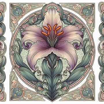 Artwork thumbnail, Lily Floral pattern by Coollzone