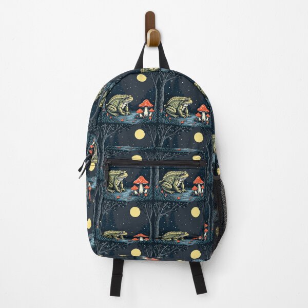 Item preview, Toad Foraging Toadstools In A Moonlit Woodland Cut-Out Stencil-Style designed and sold by taiche.