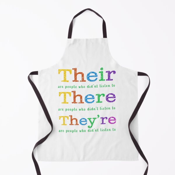 Item preview, Their There They're: Grammar Lover’s Tee designed and sold by Black-Store0.