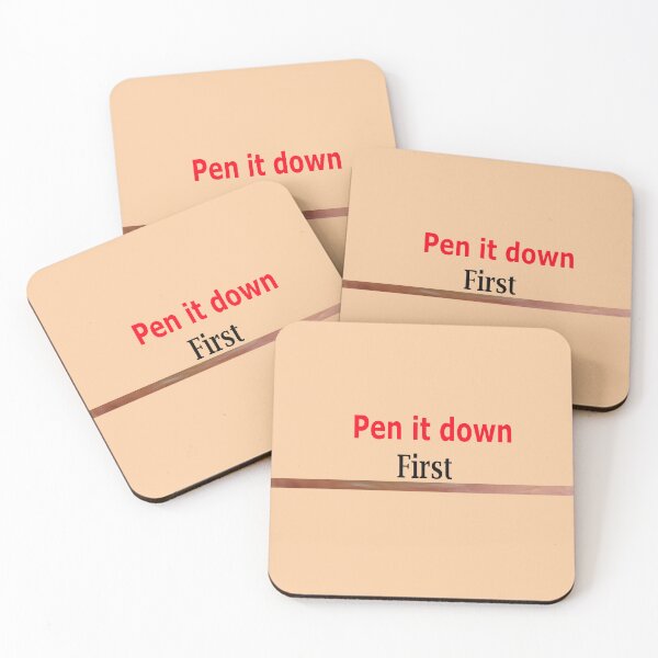 Item preview, Pen it down First designed and sold by annenambiro.