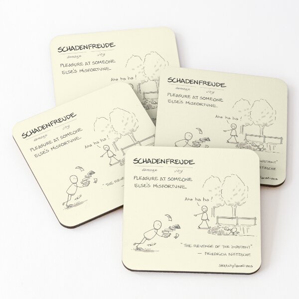 Item preview, Schadenfreude designed and sold by Sketchplanations.