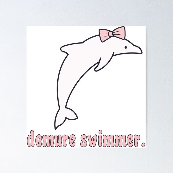 Item preview, very demure very mindful swimmer designed and sold by thereallama.