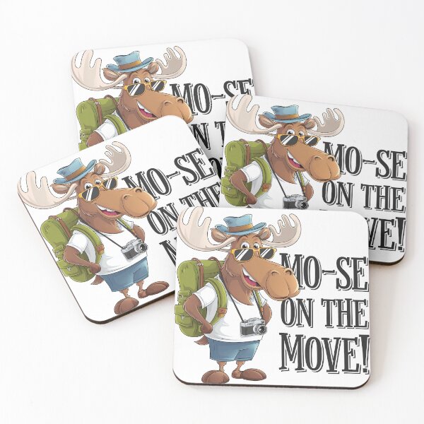 Item preview, Moose on the Move designed and sold by Pattern-Parade.