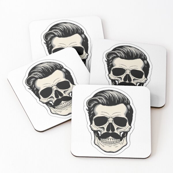 Item preview, A beautiful skeleton with a mustache designed and sold by Farzad Parhizkar.
