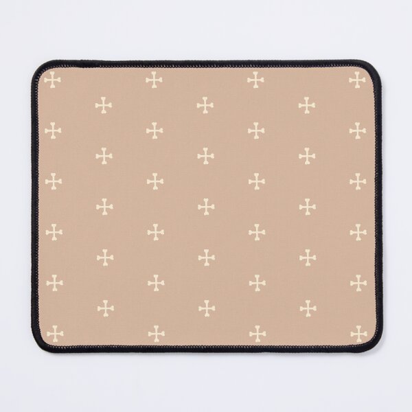 Item preview, Cross Bones in Cream on Warm Biscuit Beige designed and sold by PaisleyMcNoodle.