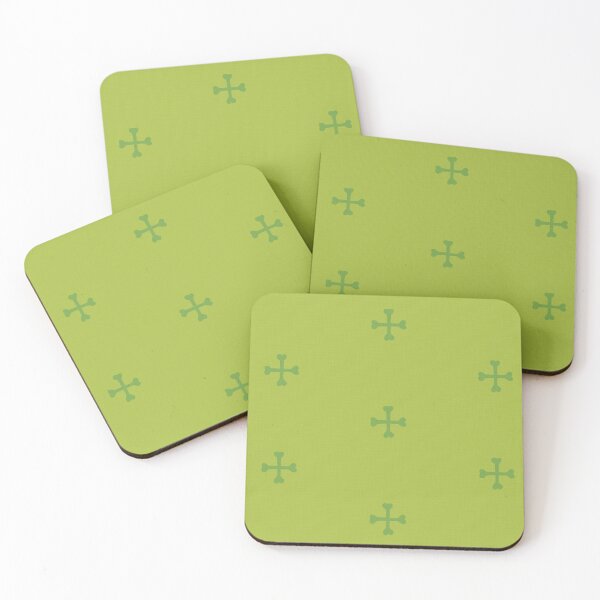 Item preview, Cross Bones in Lime Green on Chartreuse designed and sold by PaisleyMcNoodle.