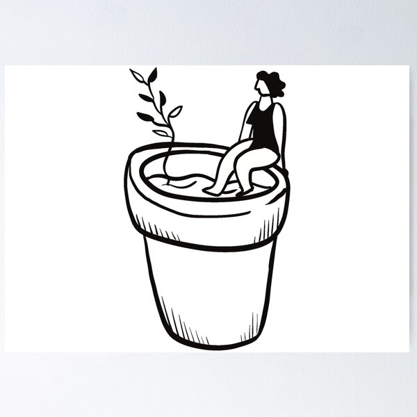 Item preview, flowerpot girl designed and sold by sofilustra.