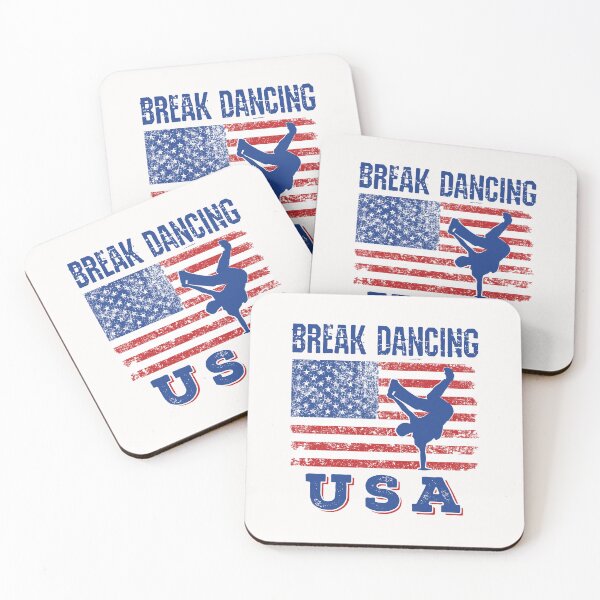 Item preview, Break Dancing USA Flag  designed and sold by jaygo.