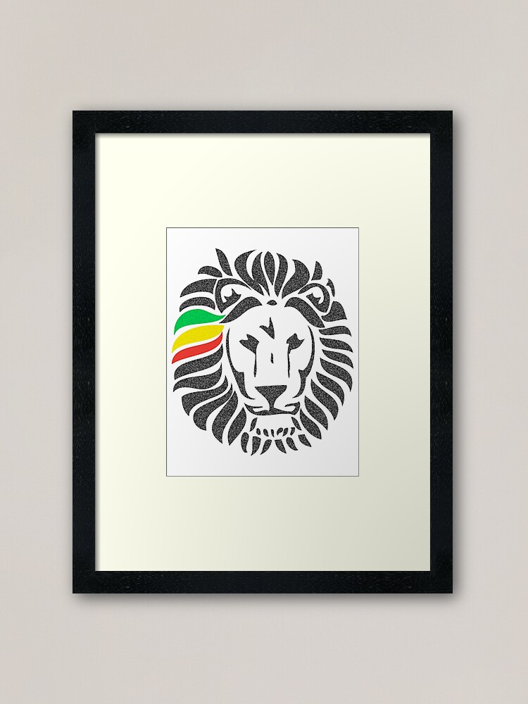 Alternate view of Lion Tuff Framed Art Print