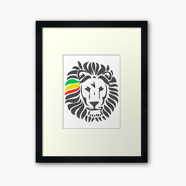 Lion Tuff Framed Art Print