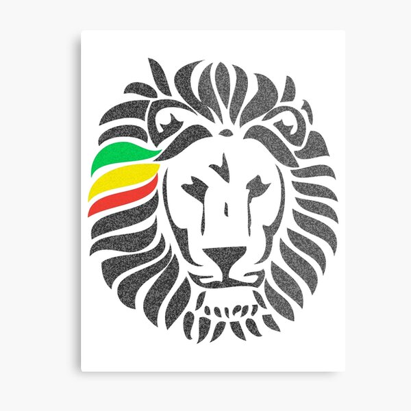 Lion Tuff Metal Print