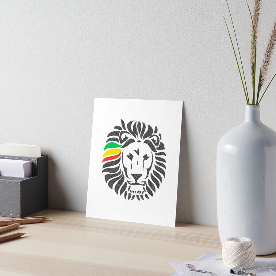 Lion Tuff Art Board Print