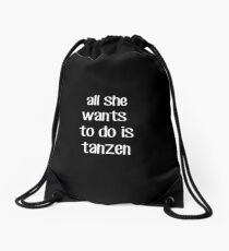 Tokio Hotel, Boy Do not Cry (white font) Drawstring Bag