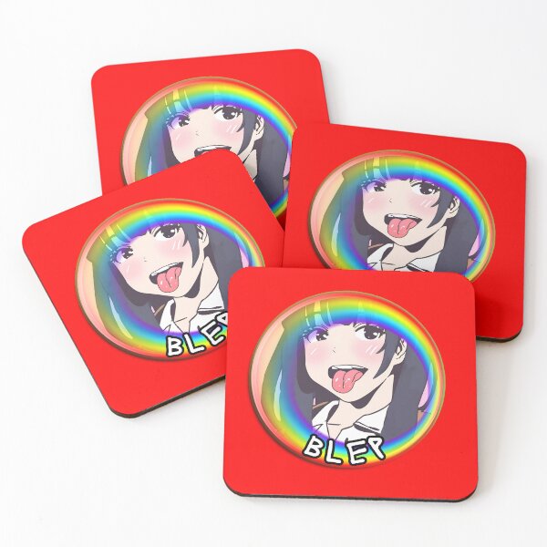 Item preview, CUTE BLEP GIRL, ANIME, PRIDE, RAINBOW designed and sold by larissa-myrie.
