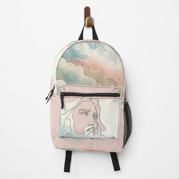 Item preview, Jesus in the Clouds at Twilight - Retro Minimalist Design, designed and sold by PaintMeWorld.