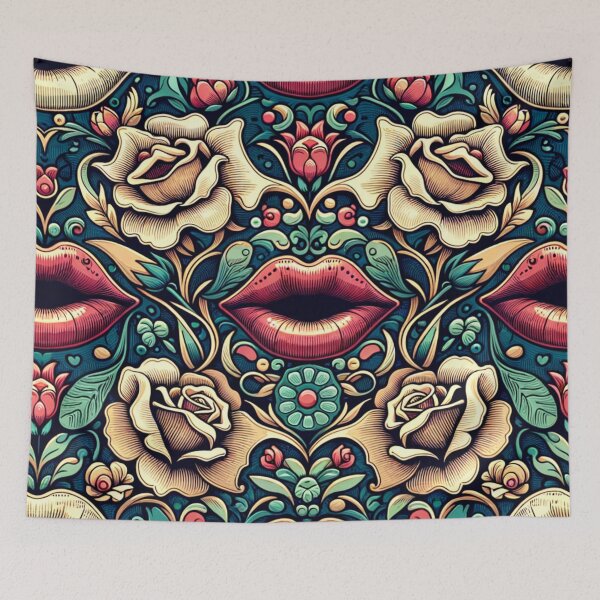 Item preview, Lips and Roses, a Perfect Combination designed and sold by 0penvimark.
