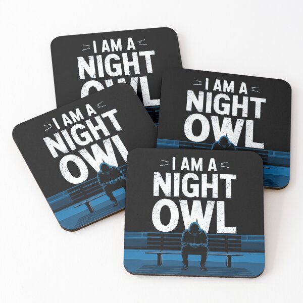 Item preview, I am a night owl designed and sold by RiceArtShop.