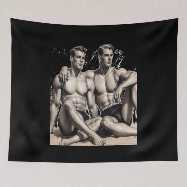 Item preview, 1940 Summer Gays. LGBTQ Gay Pride Graphic Design designed and sold by ItsAKinkThing.