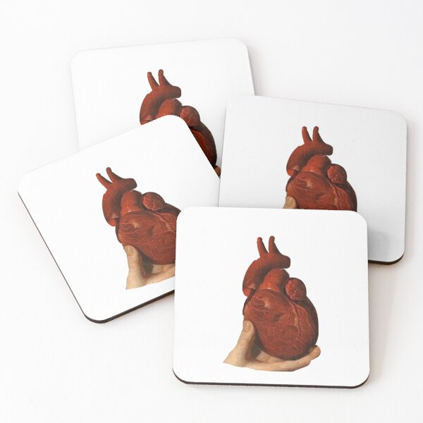 Item preview, Anatomical heart, painted detail, sticker designed and sold by Melloncollie95.