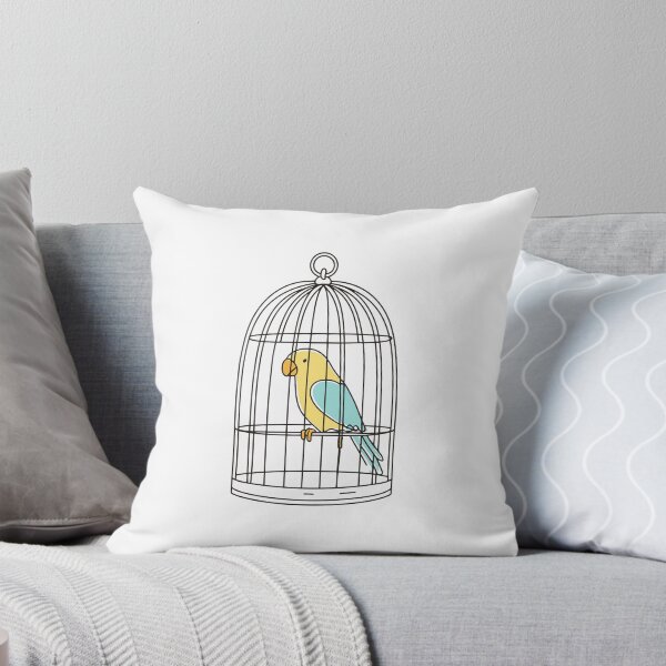 Item preview, Illustration of parrot in a cage designed and sold by rasagamastore.