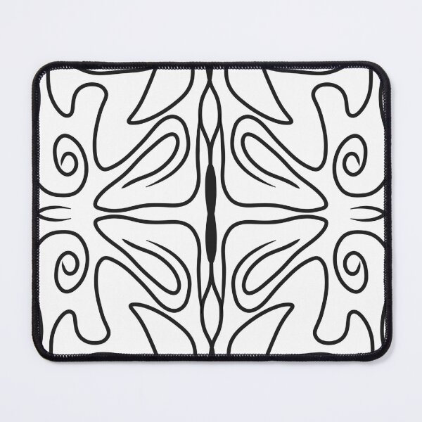 Item preview, Black and White sketch, simple symmetrical pattern designed and sold by Stefrait-7.