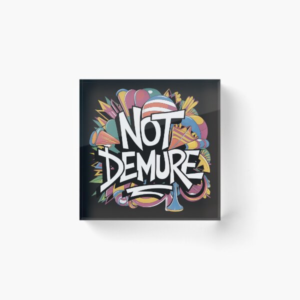 Item preview, Not Demure Abstract Vibrant Background Bold and Expressive Design designed and sold by Artophilists.