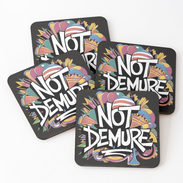 Item preview, Not Demure Abstract Vibrant Background Bold and Expressive Design designed and sold by Artophilists.