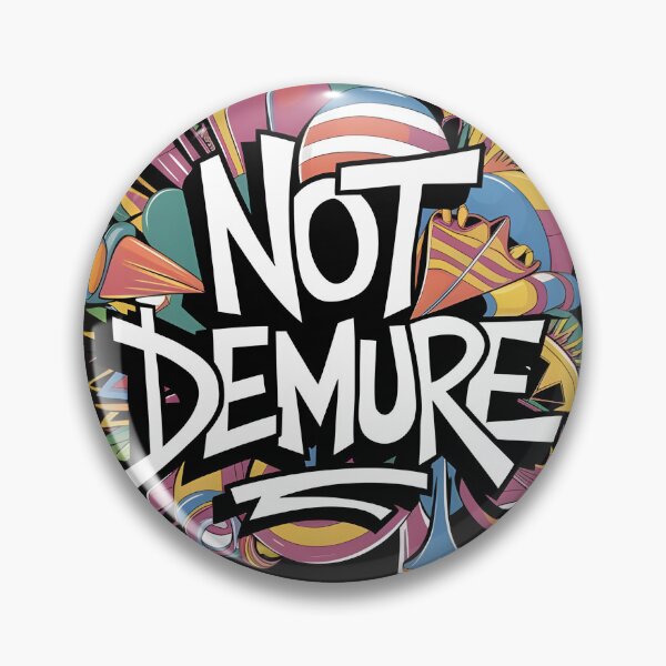 Item preview, Not Demure Abstract Vibrant Background Bold and Expressive Design designed and sold by Artophilists.