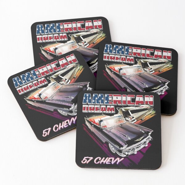 Item preview, 1957 Chevy Bel Air Vintage Retro Classic Car Street Hot Rod Antique  designed and sold by AGED Limited.