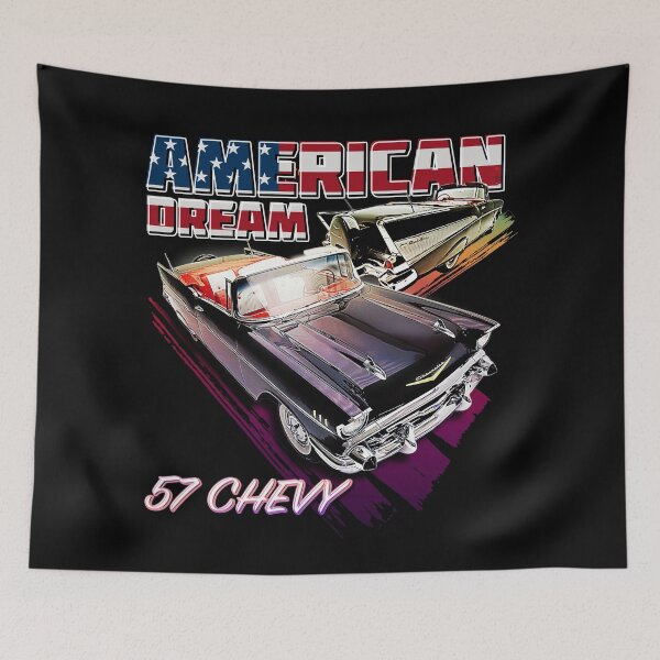 Item preview, 1957 Chevy Bel Air Vintage Retro Classic Car Street Hot Rod Antique  designed and sold by AGED Limited.