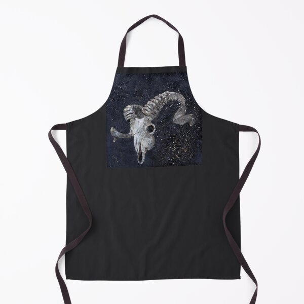 Item preview, Animal skull with horns on a space background designed and sold by OksArt22.
