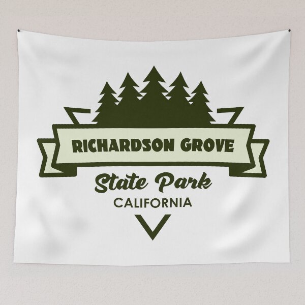 Item preview, Richardson Grove State Park California Trees And Ribbon designed and sold by bivenart.