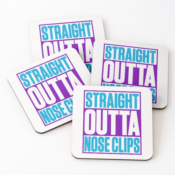 Item preview, Straight Outta Nose Clips Synchronized Swimming Diving designed and sold by jaygo.