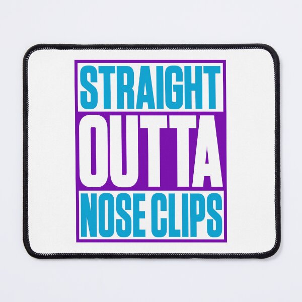Item preview, Straight Outta Nose Clips Synchronized Swimming Diving designed and sold by jaygo.