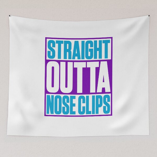 Item preview, Straight Outta Nose Clips Synchronized Swimming Diving designed and sold by jaygo.