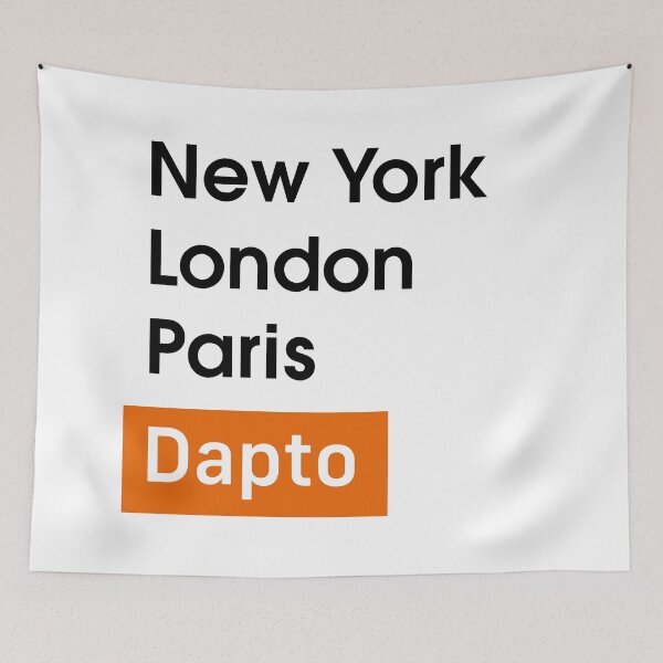 Item preview, New York - London - Paris - Dapto (Black Text) designed and sold by Wonderbouy.