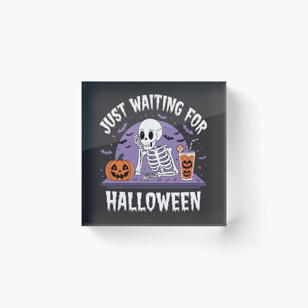Item preview,  Just Waiting for Halloween Skeleton Design designed and sold by Sonchai Paladsai.