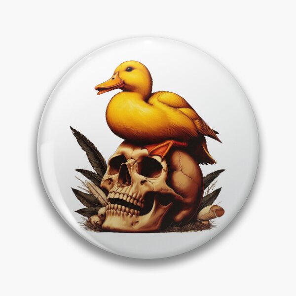 Item preview, Skull with Ducky Ducky designed and sold by JopangStyles.
