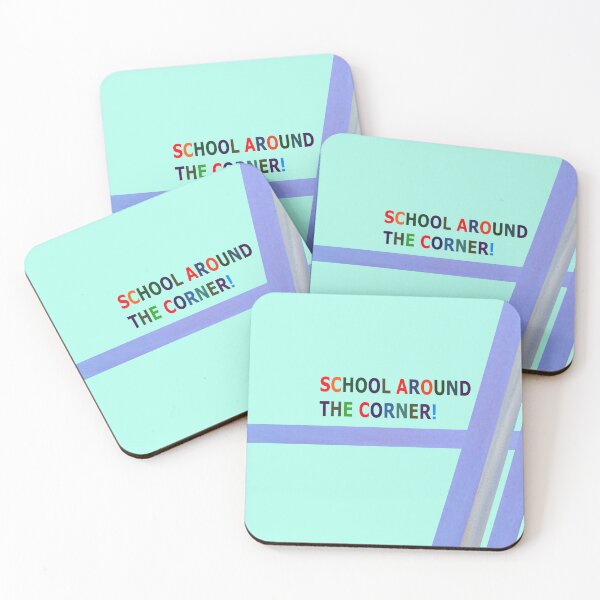 Item preview, School around the Corner with books designed and sold by annenambiro.