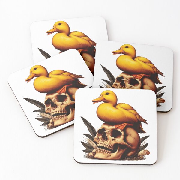 Item preview, Skull with Ducky Ducky designed and sold by JopangStyles.