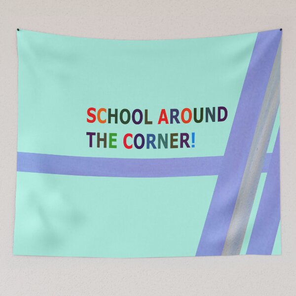 Item preview, School around the Corner with books designed and sold by annenambiro.
