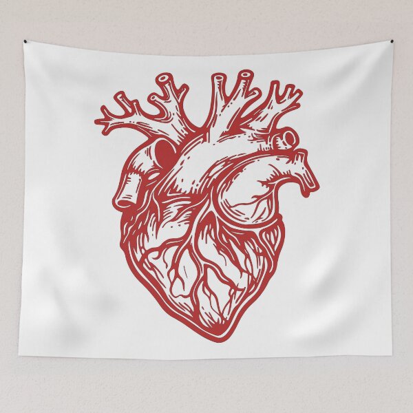 Item preview, Realistic heart, Human Heart, Real heart, love, veins, artery designed and sold by ZaniokoDesign.