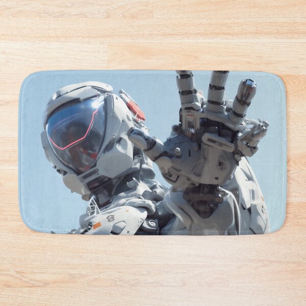 Item preview, Futuristic Sci-Fi Mech Warrior with Cybernetic Armor designed and sold by Juuskus.