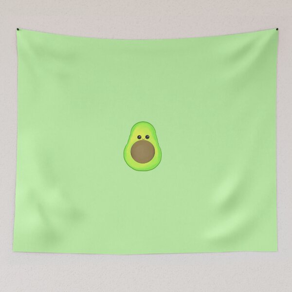 Item preview, Cute smilling green avocado designed and sold by blackygoldcat.